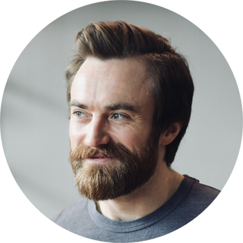 Bearded man portrait