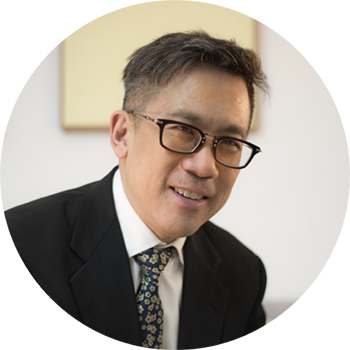 Smiling man portrait