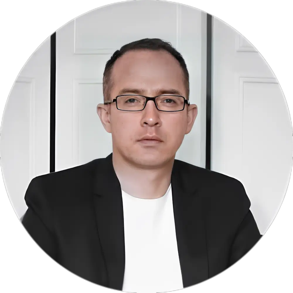 Man glasses portrait