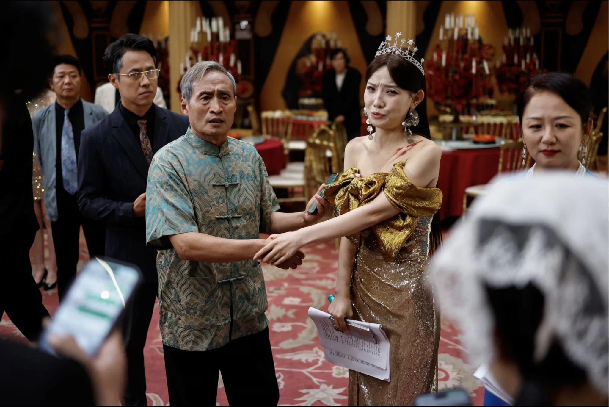 Chinese film set in luxury banquet hall