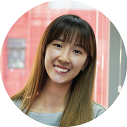 Young woman smiling portrait