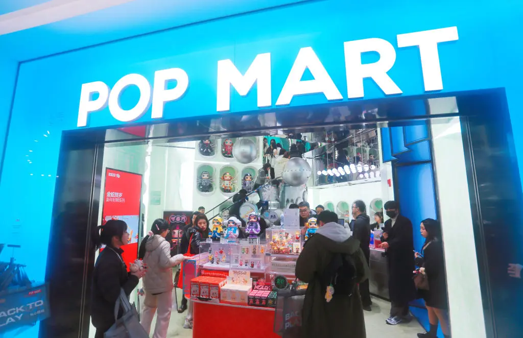 pop mart globally trending