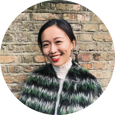 Woman fur coat portrait