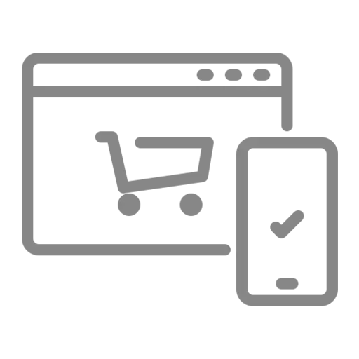 E-commerce checkout confirmation on desktop and mobile