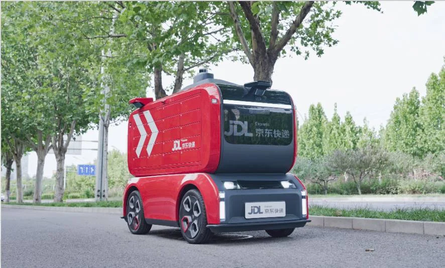 JD Logistics’ autonomous delivery vehicle