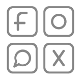 Social media apps icon