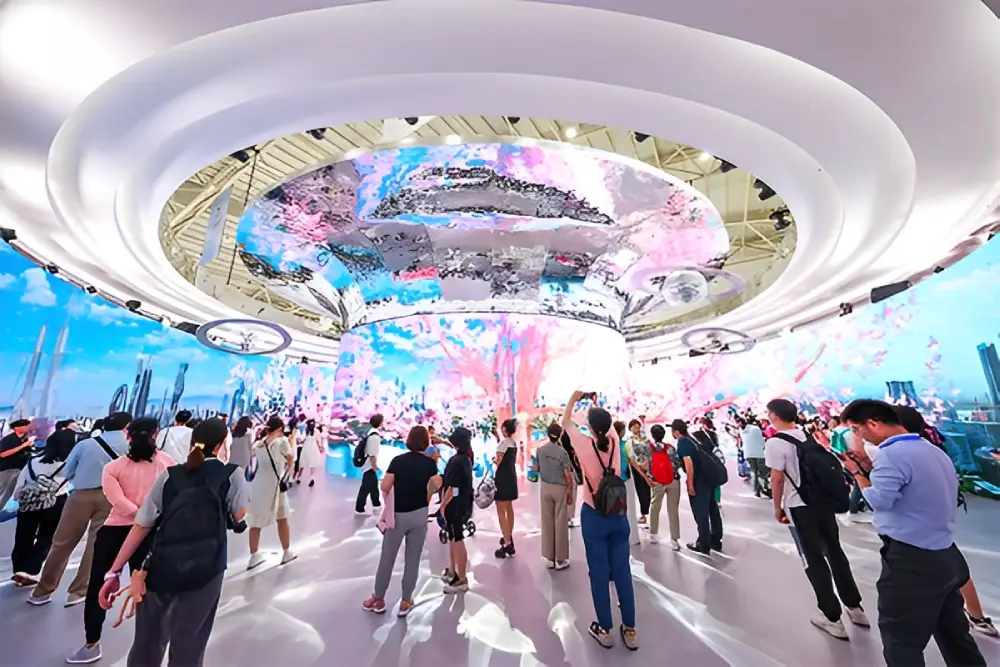 Immersive technology-driven exhibition space